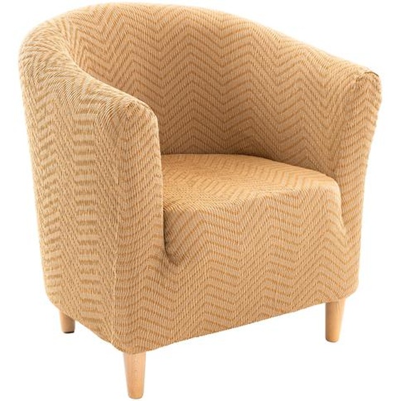 Housse Extensible Motif Jacquard chevrons Spéciale Fauteuil Cabriolet -