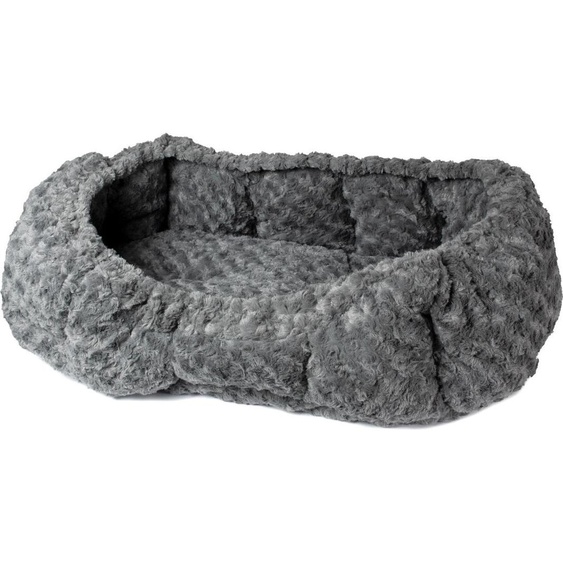 Housse Karlie Pet Cuddly pour panier pour chien Domus 95 - Peluche - Gris