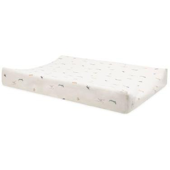 Housse Matelas À Langer Jersey En Coton Beige Jungle