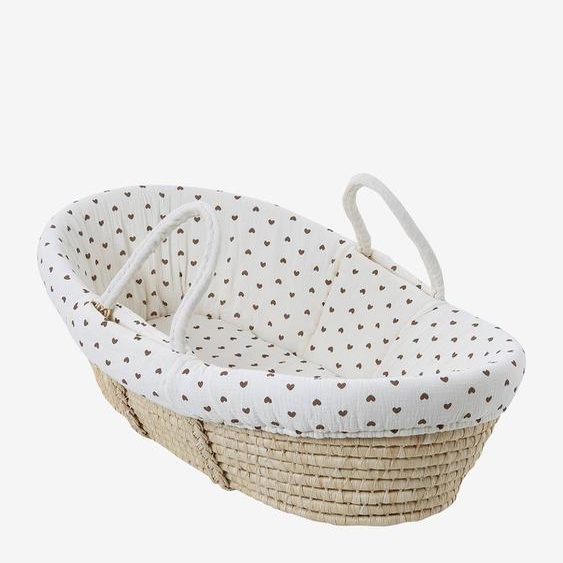 Housse pour couffin en gaze de coton ficelle