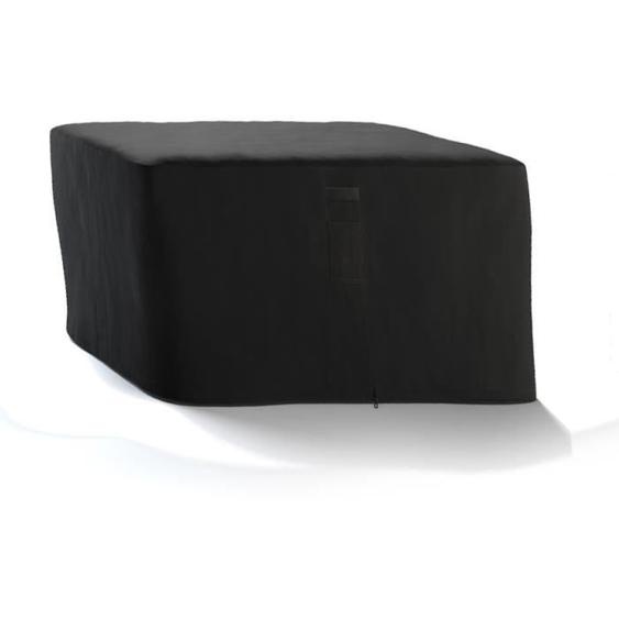 Housse pour table salon de jardin Carré 225x225cm noir