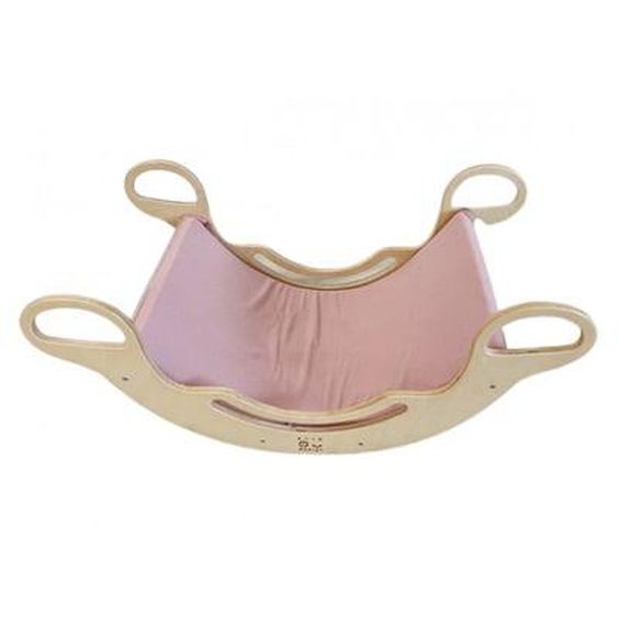 Housse textile pour bascule Montessori 5en6 Avec élasthanne -  rose