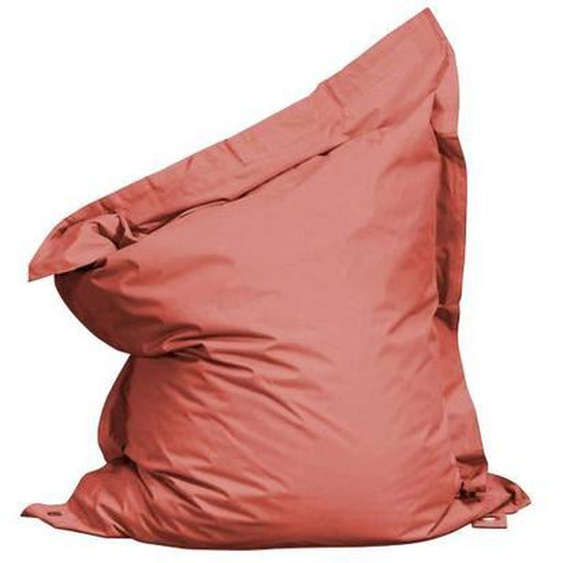 Housse vide de coussin de sol XL - SOLYS - Rectangulaire - Rose - Imperméable