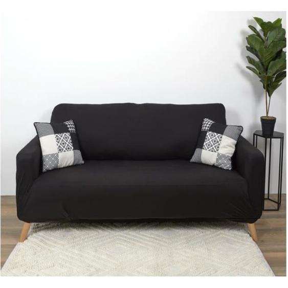 Housse de canapé - Housse de canapé extensible - Noir - 170 cm - 80 cm - 80 cm