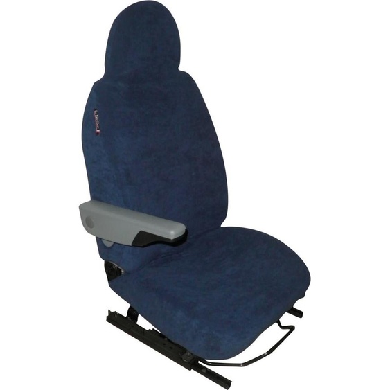 Housses De Siège éponge Coton Extensible Bleues