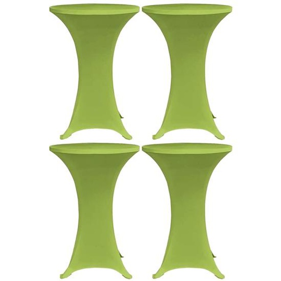 Housses de table extensible 4 pcs 60 cm Vert
