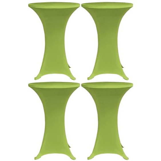 Housses de table extensible 4 pcs 80 cm Vert
