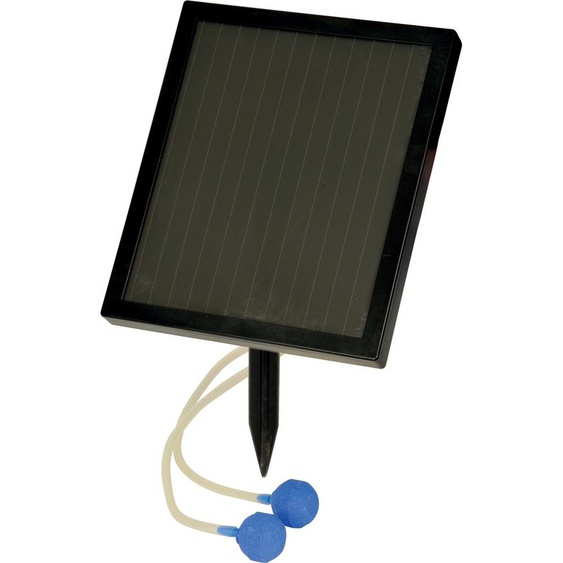 Hozelock 3537, Pompe à air, Gris, Métal, Solaire, 0,9 W, 7 V