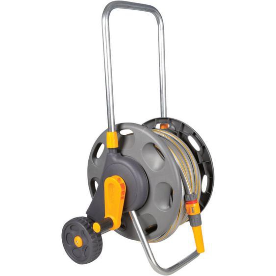 Hozelock - Dévidoir darrosage sur roues équipé tuyau diam 15mm longueur 30m - Non assemblé - Garantie 2 ans + 3 ans dextension de garantie