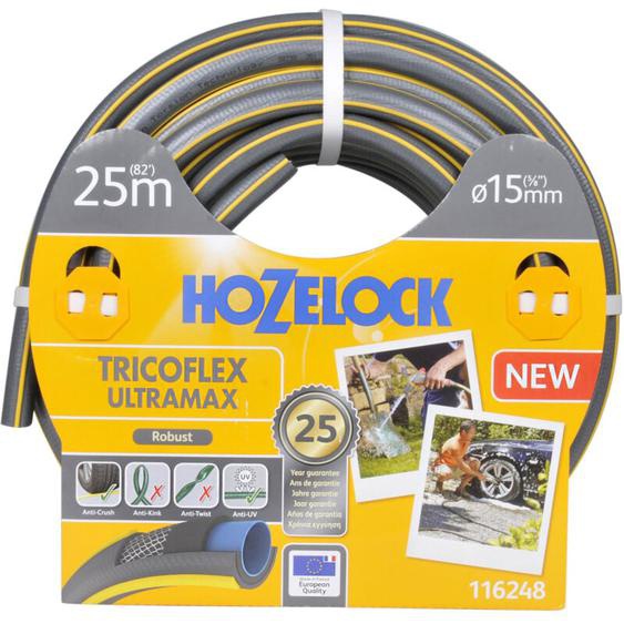Tuyau darrosage Tricoflex Ultramax Hozelock Tuyau diam15mm 25m - Garantie 25 ans