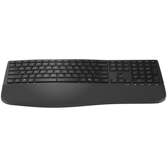 HP 680 CFT Dual-Mode KBD FR, Taille réelle (100 %), Sans fil, RF sans fil + Bluetooth, Noir 8T6L8AA#ABF