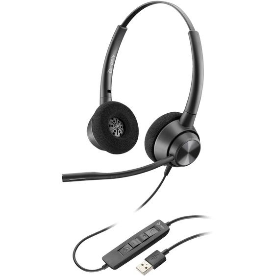HP POLY POLY Casque à oreille simple (monaural) EncorePro 310 USB-A TAA, Avec fil, Bureau/Centre dappels, 105 g, Casque, Noir 767G1AA