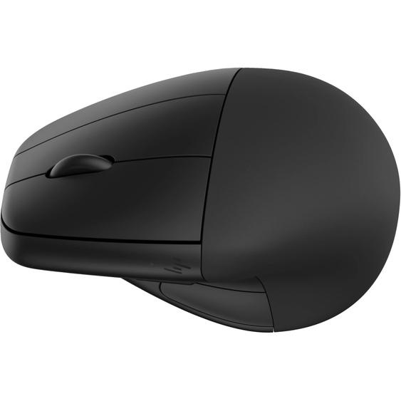 HP Souris sans fil ergonomique 920, Droitier, Conception verticale, Bluetooth + USB Type-A, 4000 DPI, Noir 6H1A4AA#ABB