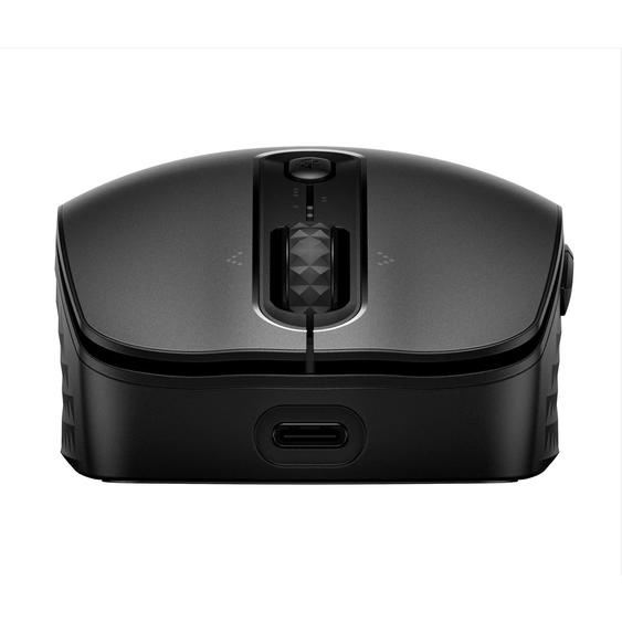 HP Souris sans fil rechargeable 690, Ambidextre, Bluetooth, 4000 DPI, Noir 7M1D4AA#ABB