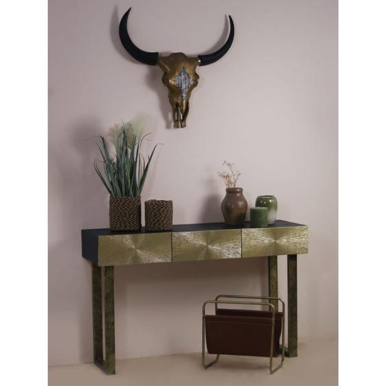 HSM Collection Tête de buffle décorative L 80x10x80 cm