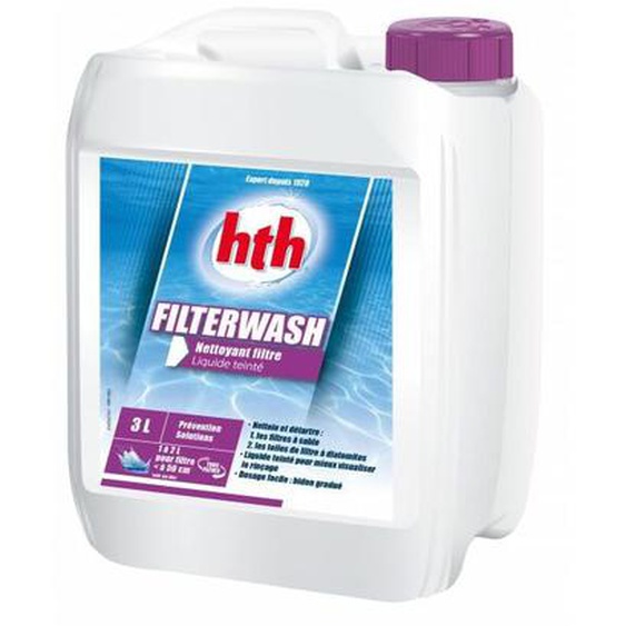 HTH - Nettoyant filtre piscine filterwash - 3 litres