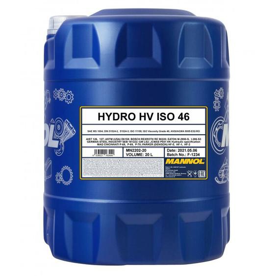 Mannol - Huile pour hydraulique central iso 46 - 20L - MN2202-20 - Ce produit de marque est neuf.