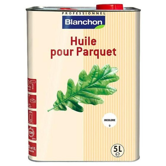 Huile pour parquet Blanchon 5L incolore prêt à lemploi