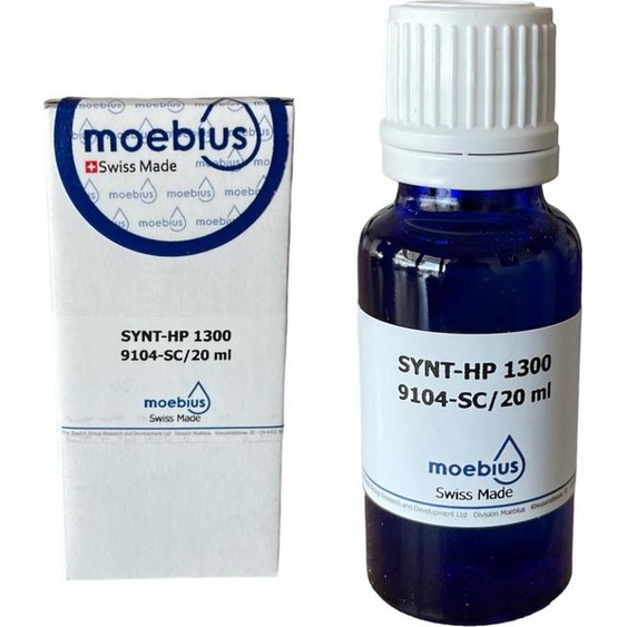 Huile Synthétique HP Moebius 9104 1300 pour Montres Mécaniques – Couleur Rouge (20 ml)