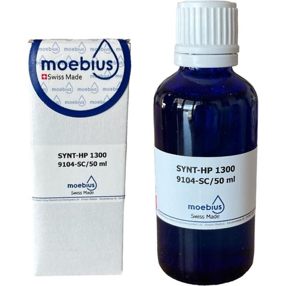 Huile Synthétique HP Moebius 9104 SC 1300 pour Montres Mécaniques – 50 ml – Blanc