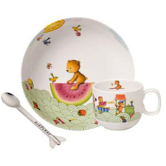 Hungry as a Bear Ens. de vaisselle pr enfants, 3 pcs EF