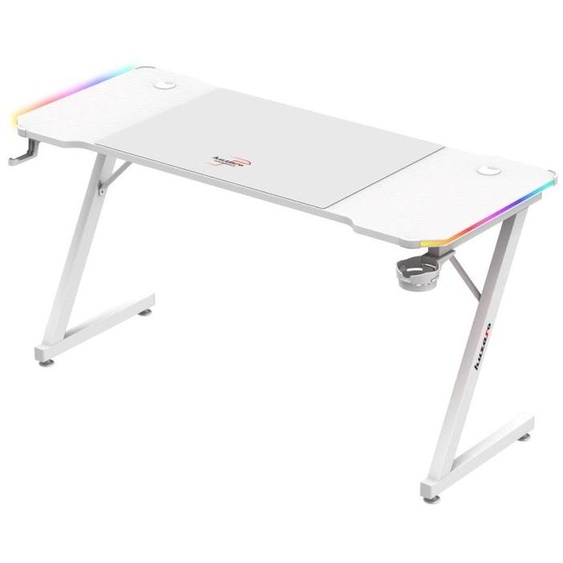 Huzaro Hero 3.3 Table de jeu blanche RGB LED + support XXL