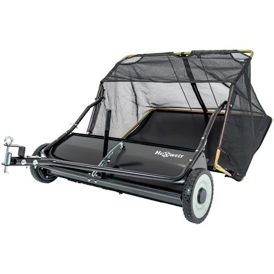 HW-SWEEPER ramasse-feuilles pour tracteur tondeuse 370 L, largeur de balayage 96 cm, balayeuse de jardin