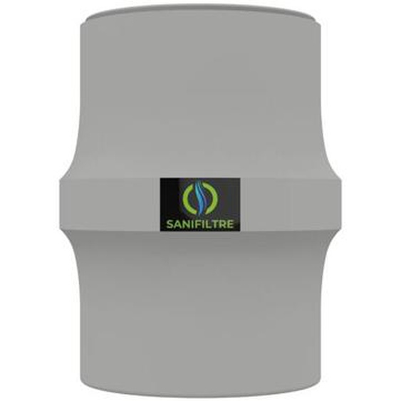 Hydrodiv - filtre anti-odeurs sanifiltre au charbon actif pour fosse septique , toutes eaux , ø 100 m Couleur - Gris
