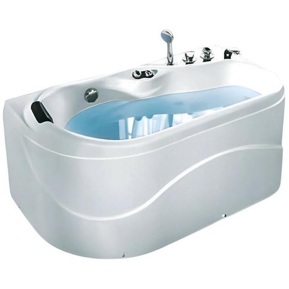 Hydromassagewanne Massagebecken Whirlpool Blubberbad Spa-Bad 141x76 cm