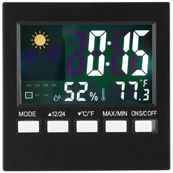Hygromètre-thermomètre numérique avec alarme et station météo