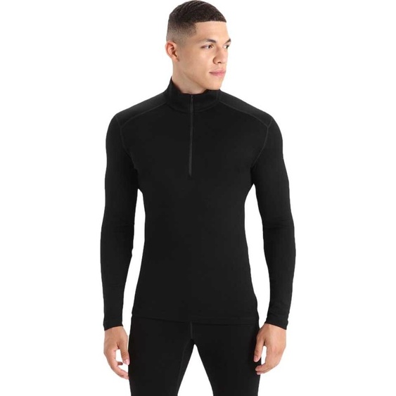 Icebreaker Merino 260 Tech baselayer à manches longues Noir S Homme Noir S
