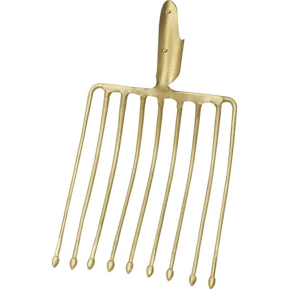 IDEAL IDEAL Fourchette à pommes de terre or 9 dents,sans manche,douille à ressort