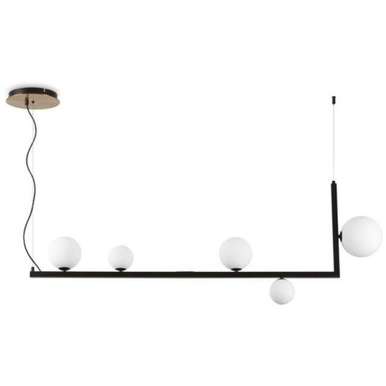 Ideal Lux BIRDS Plafonnier Suspension Globe Bar Noir