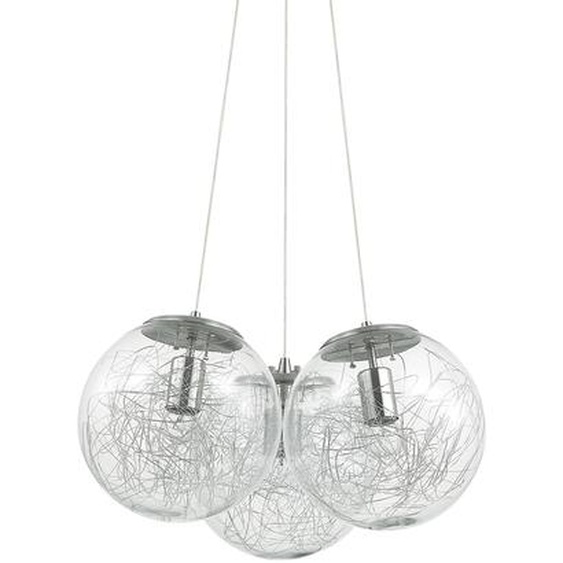 Ideal Lux Lampe à suspendre Mapa Sat Sp3 Nickel