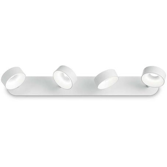 Ideal Lux LED Plafonnier Oby 4-flg. blanc 196718