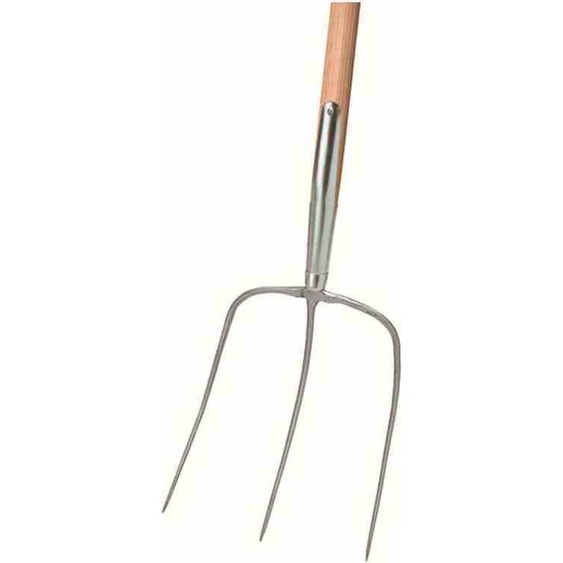 Ideal Pionier Fourche à reuter, 3 dents, 135cm avec manche, 26x20cm