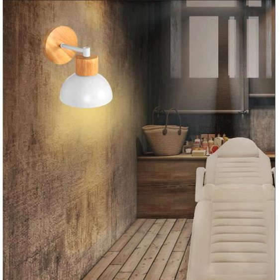 IDEGU Applique Murale Retro Industriel,15cm Lampe Murale Design Vintage Luminaire E27 Éclairage Mural pour Chambre Cuisine Salon