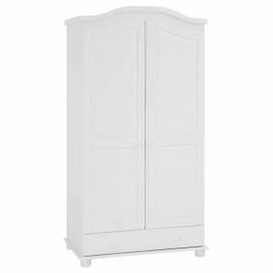 IDIMEX Armoire en pin BERGEN, lasuré blanc