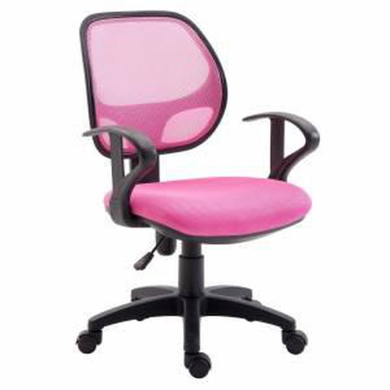 IDIMEX Chaise de bureau pour enfant COOL, rose