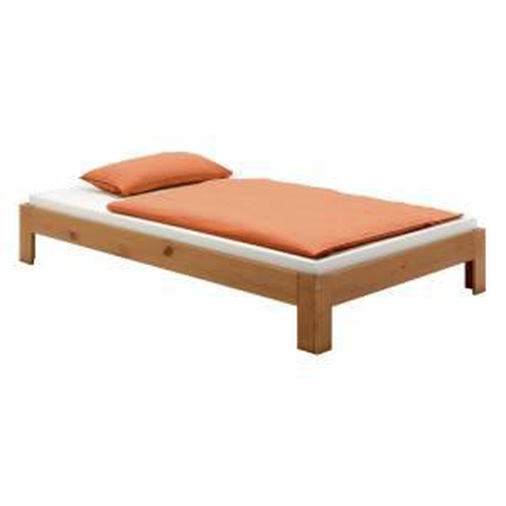 IDIMEX Lit futon THOMAS, en pin massif, 100 x 200 cm, lasuré couleur campagne