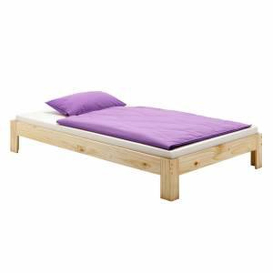 IDIMEX Lit futon THOMAS, en pin massif, 100 x 200 cm, vernis naturel