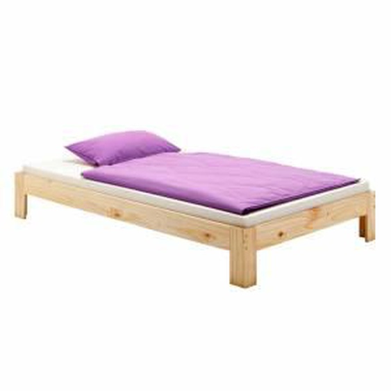 IDIMEX Lit futon THOMAS, en pin massif, 90 x 190 cm, vernis naturel