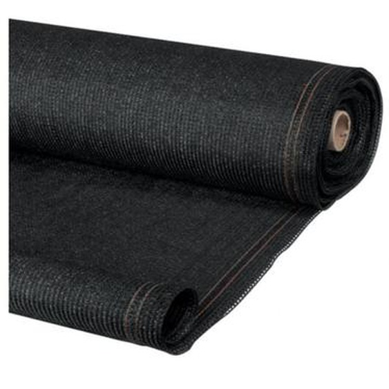 Idmarket - Brise vue haute densité 1,8 x 10 m noir 300 gr/m² qualité pro