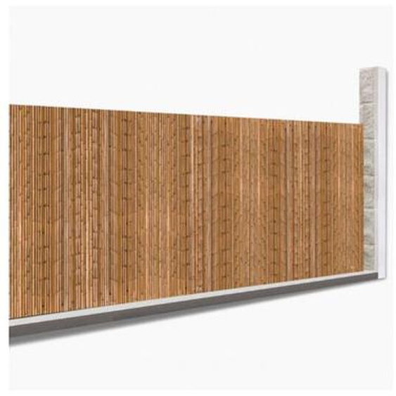 Idmarket - Brise vue occultant 1,8 x 10 m imprimé bambou 160 gr /m²