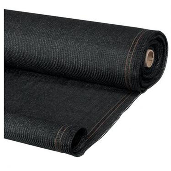 Idmarket - Brise vue renforcé 2 x 10 m noir 220 gr/m² luxe pro