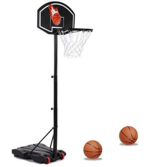 Idmarket - Panier de basket sur pied hauteur réglable 140 à 210 cm