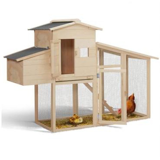 Poulailler comfort avec pondoir en bois