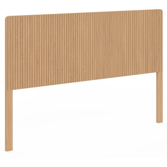 Idmarket - Tête de lit sur pied juliette 160 cm effet lattes tasseau bois