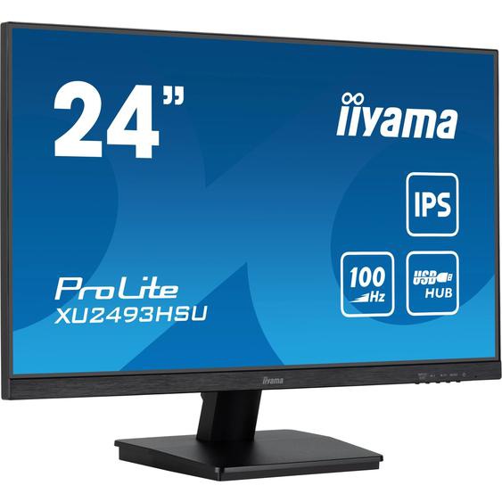 iiyama ProLite XU2493HSU-B7, 60,5 cm (23.8), 1920 x 1080 pixels, Full HD, LED, 1 ms, Noir