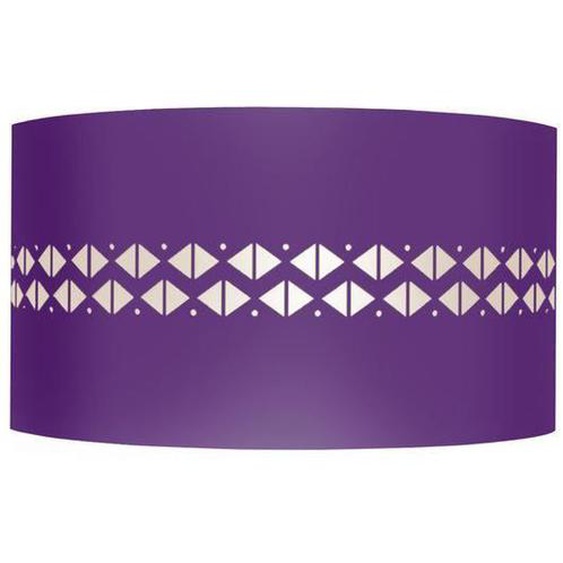 IKAT DIAMANTES-Applique demi cylindre métal  violet Abat-jour: cylindre métal violet 1 ampoule E27 design P22xD13xH10,5cm